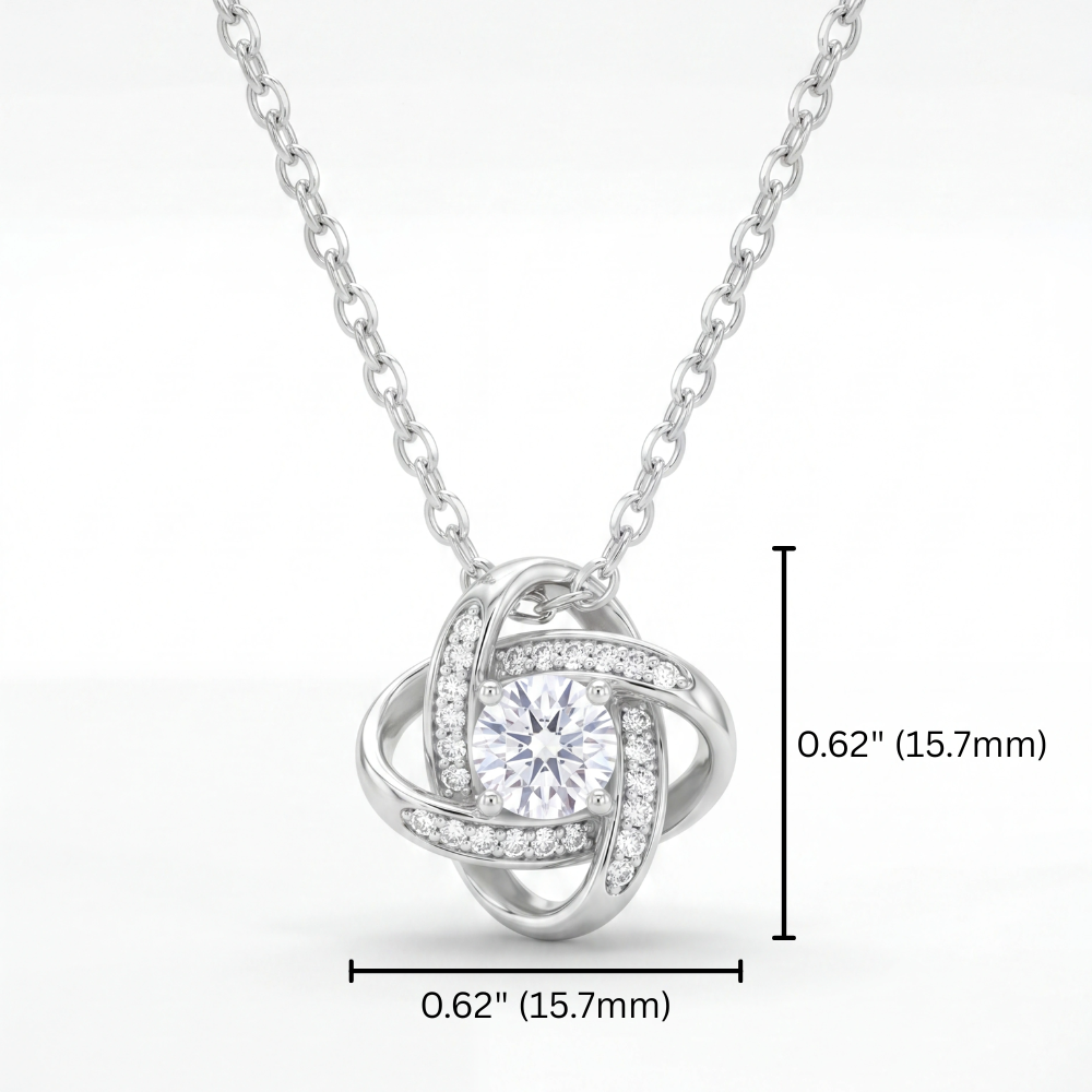 Love Knot Necklace for Mom | Standard + Luxury LED Box